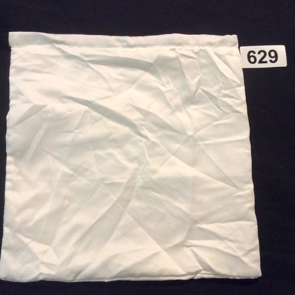 Gucci Ivory Square Silky Black Drawstring Dust Bag 10" - Picture 4 of 4